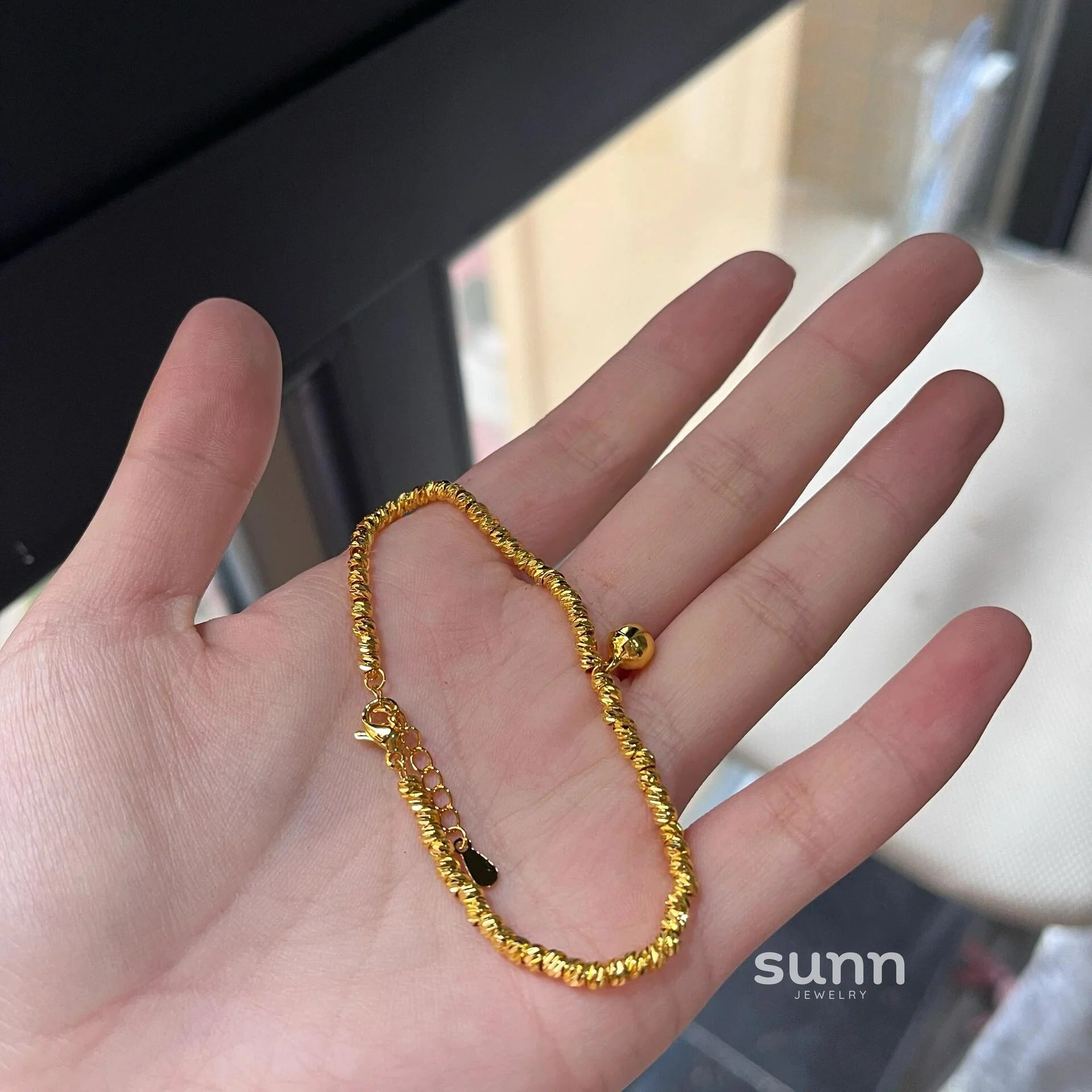 Seneca Dainty Golden Charm Bracelet