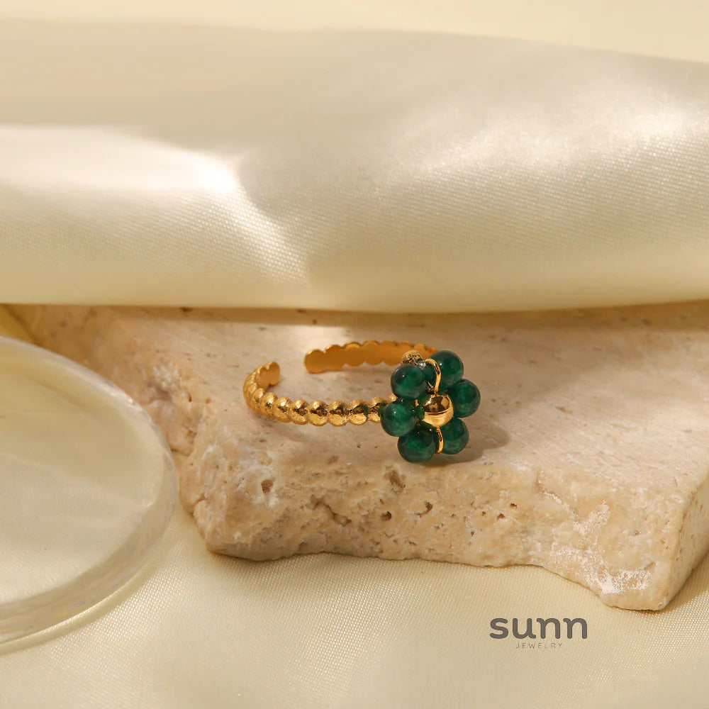 Seneca Sunflower Stone Ring
