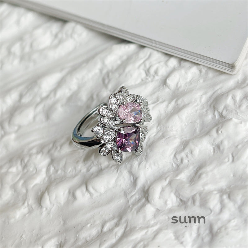 Serayah Zircon Floral Ring [UACZI404]