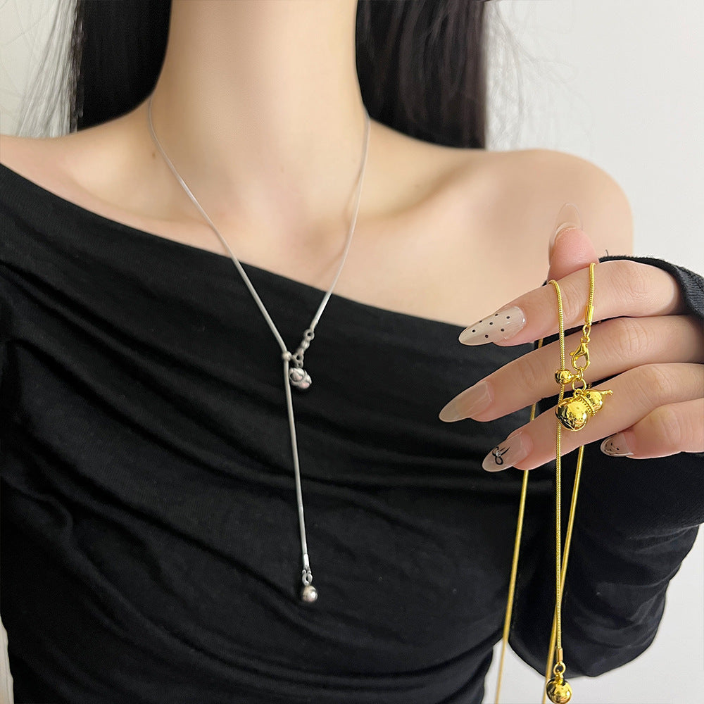 Sereen Metal Gourd Necklace [DZFUAAY3]