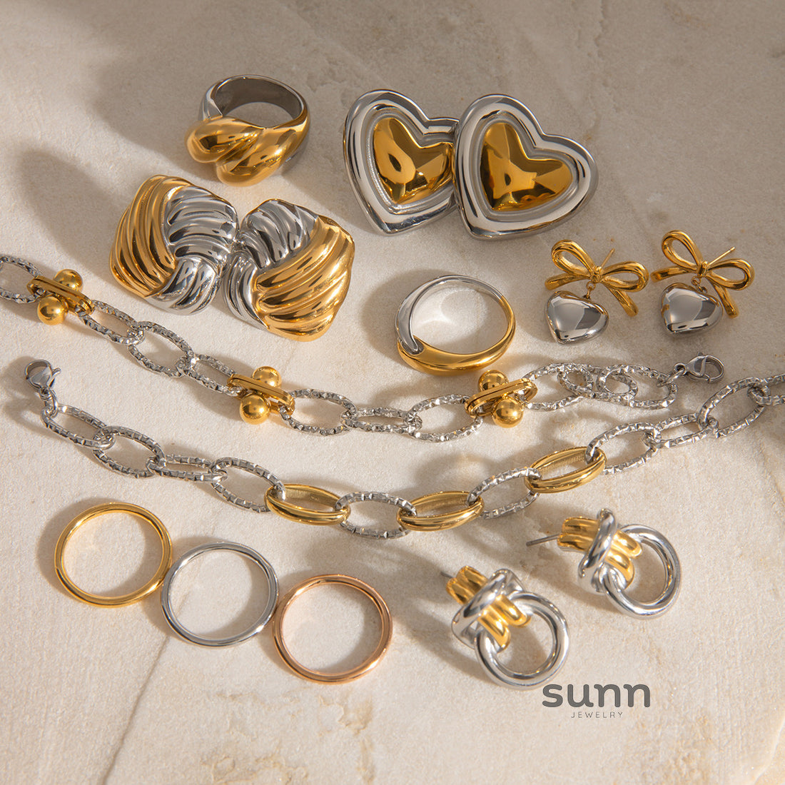 Serinity Contrast Jewelry Set [MW36T64Q]