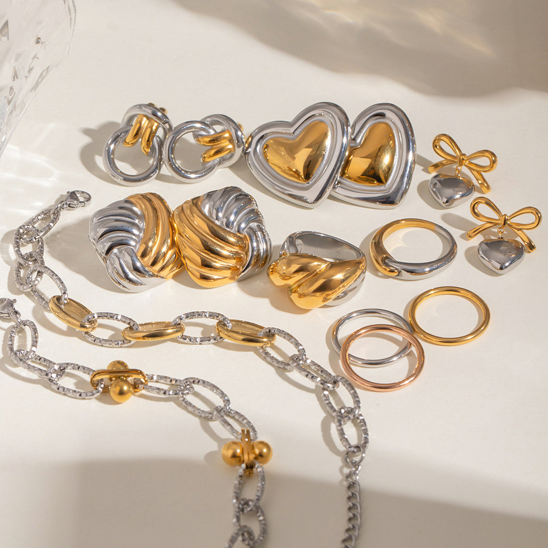 Serinity Contrast Jewelry Set [MW36T64Q]