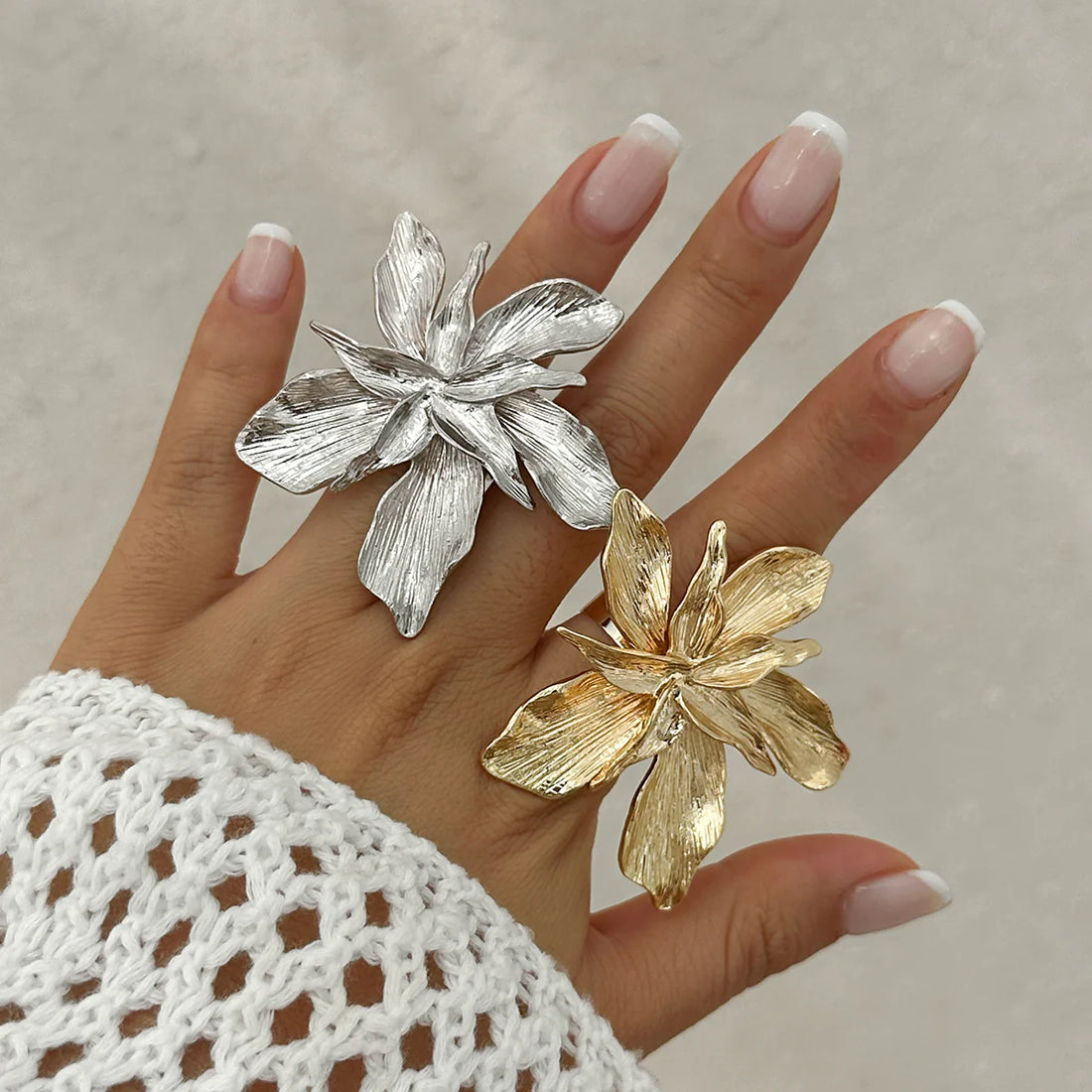 Serinity Dual Petal Ring