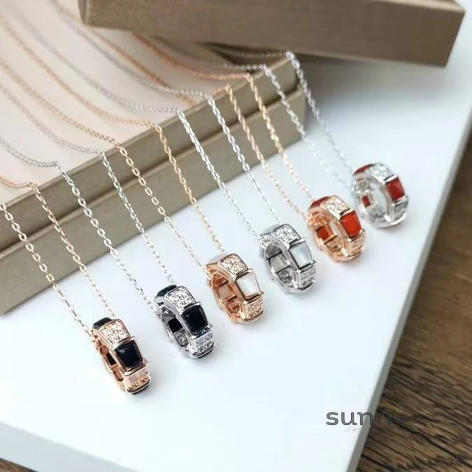 Shahd Serpent Charm Necklace