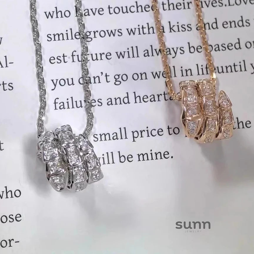 Shahd Serpent Charm Necklace