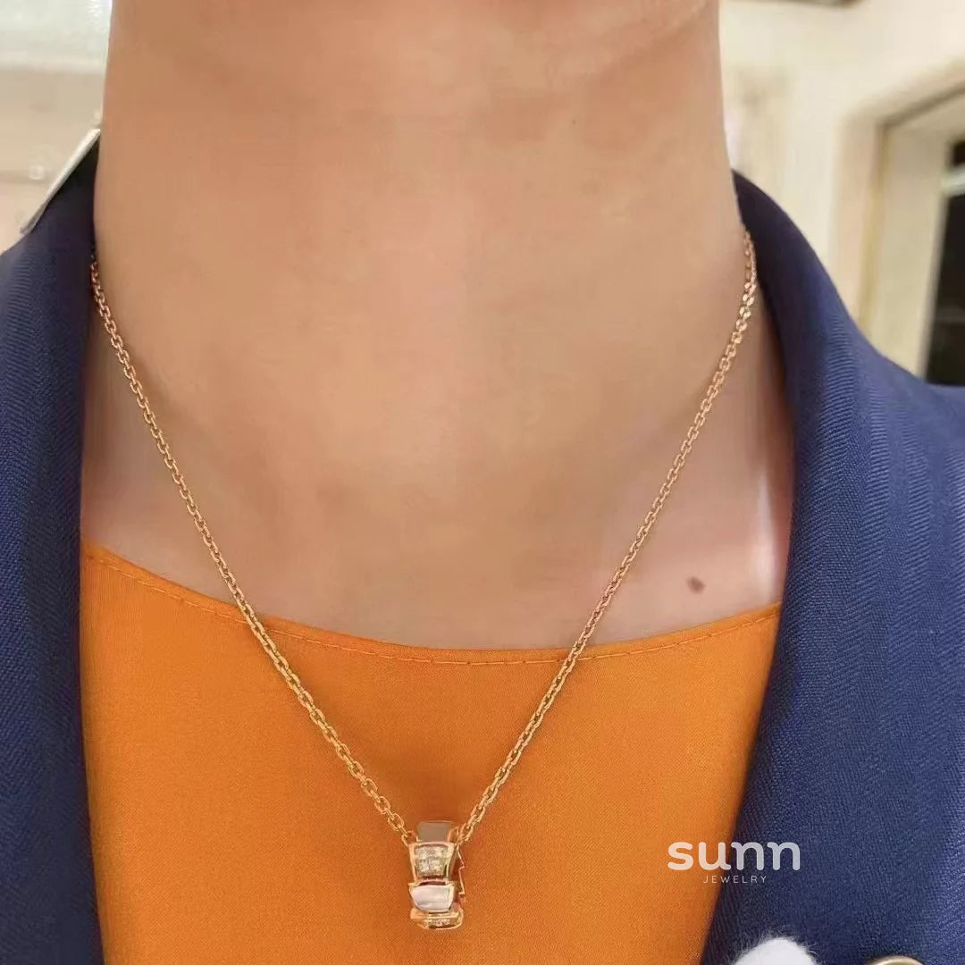 Shahd Serpent Charm Necklace