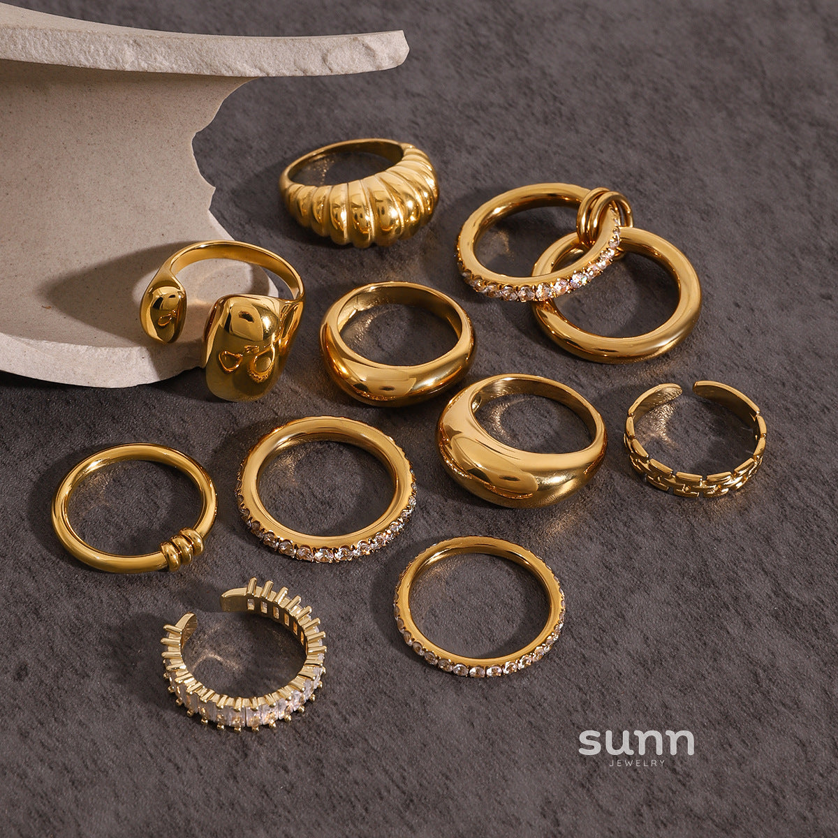 Shaindy Luxe Zircon Rings [RSE3T2S8]