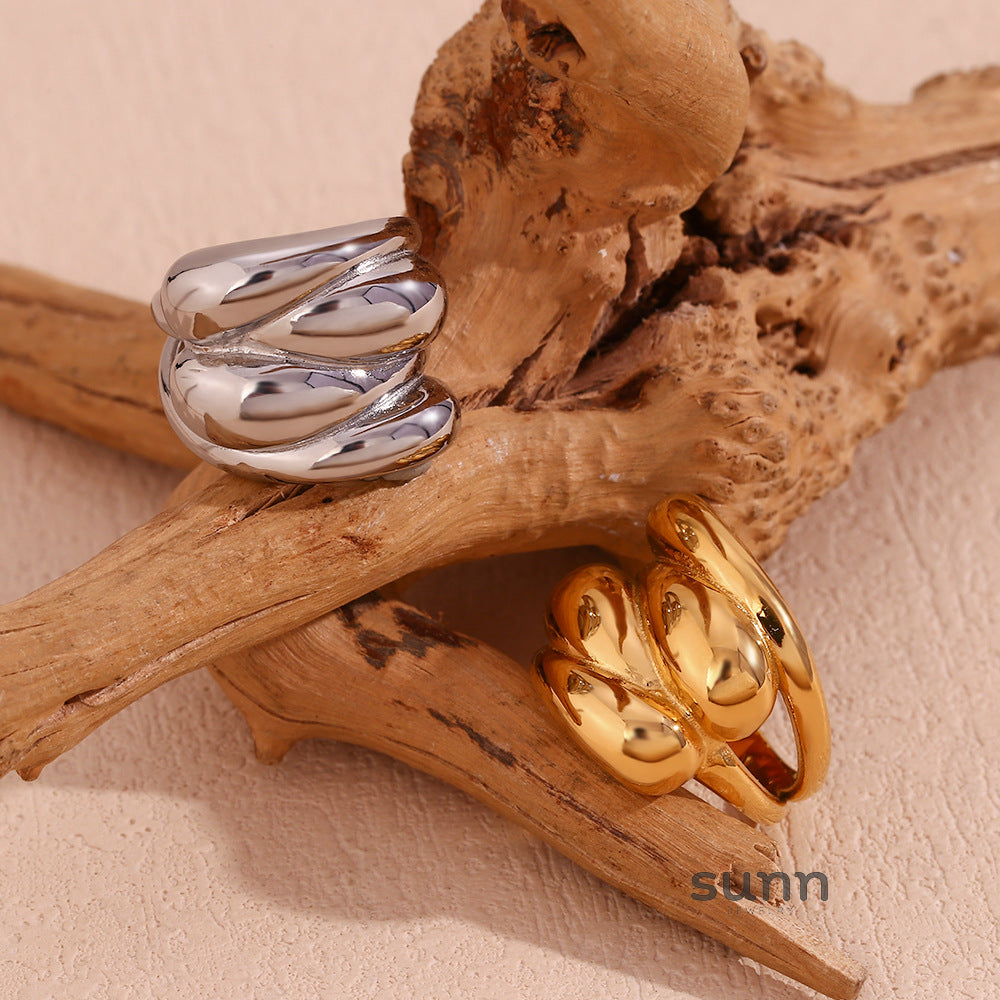 Shaindy Retro Stone Rings [C4KQF0BY]