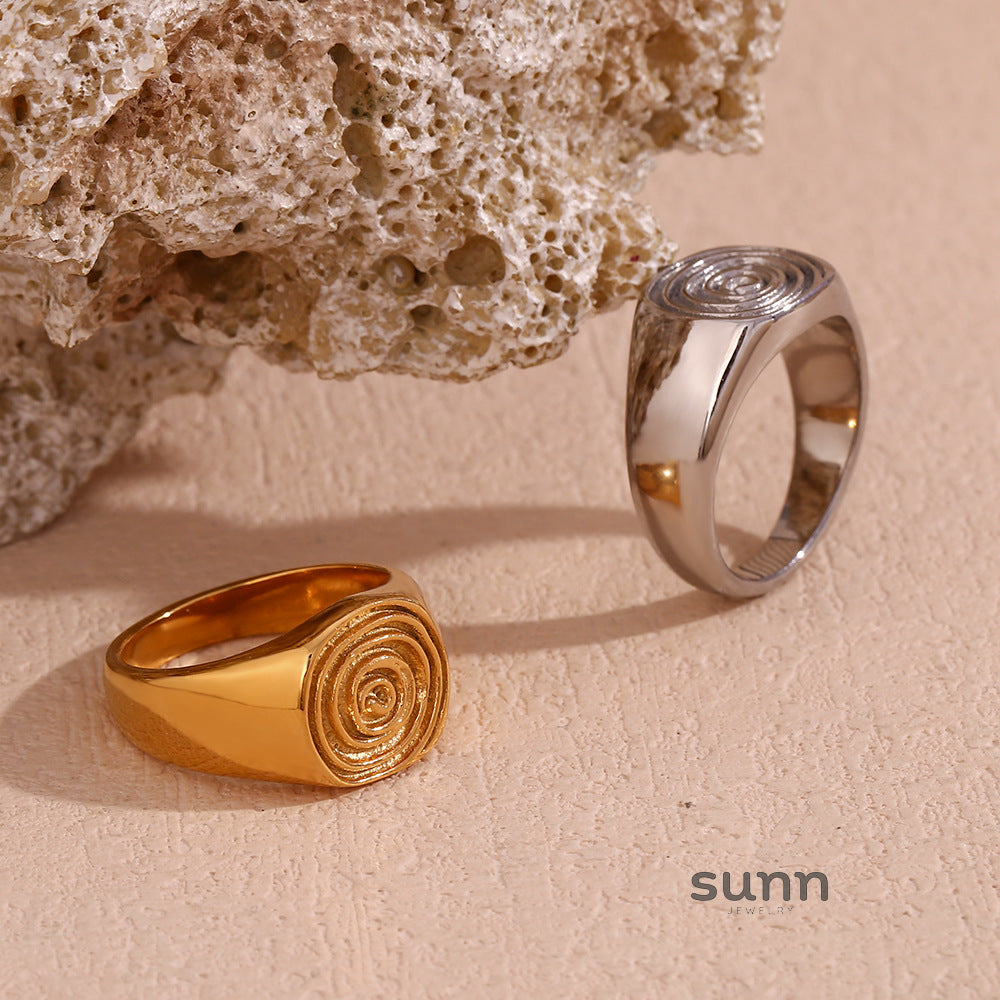 Shaindy Retro Stone Rings [O6ZZ4WNW]