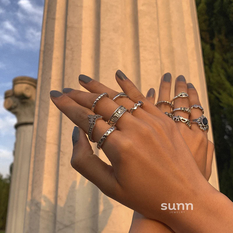 Shaira Gilded Ring Set