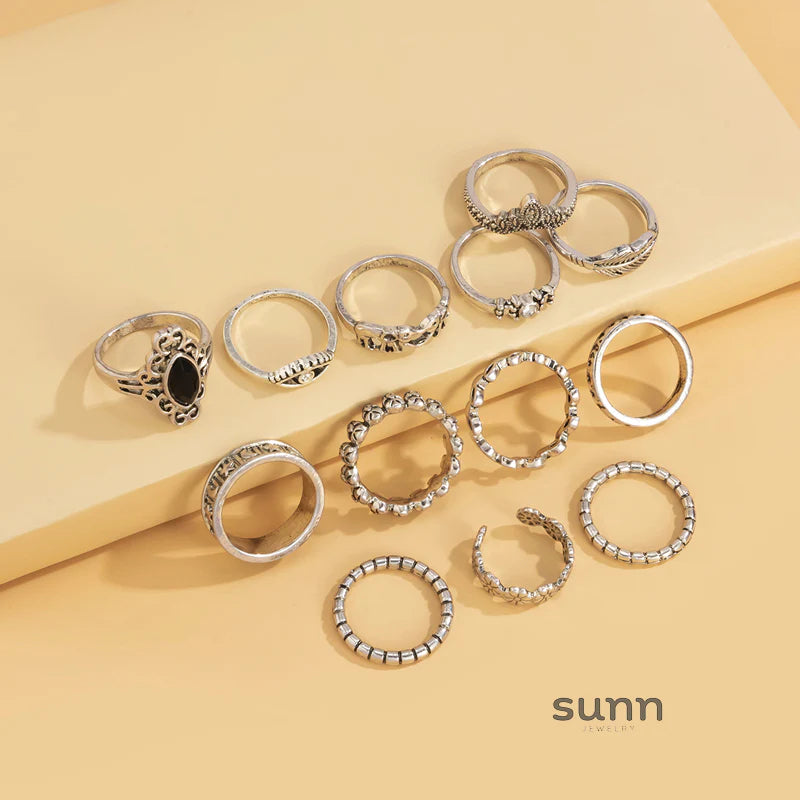 Shaira Gilded Ring Set