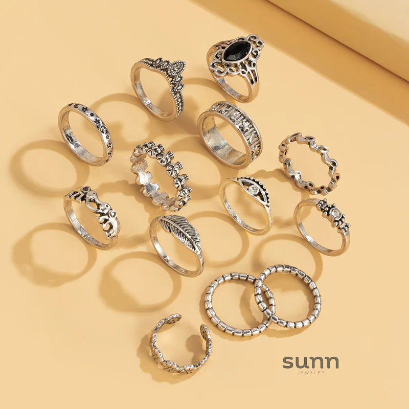 Shaira Gilded Ring Set