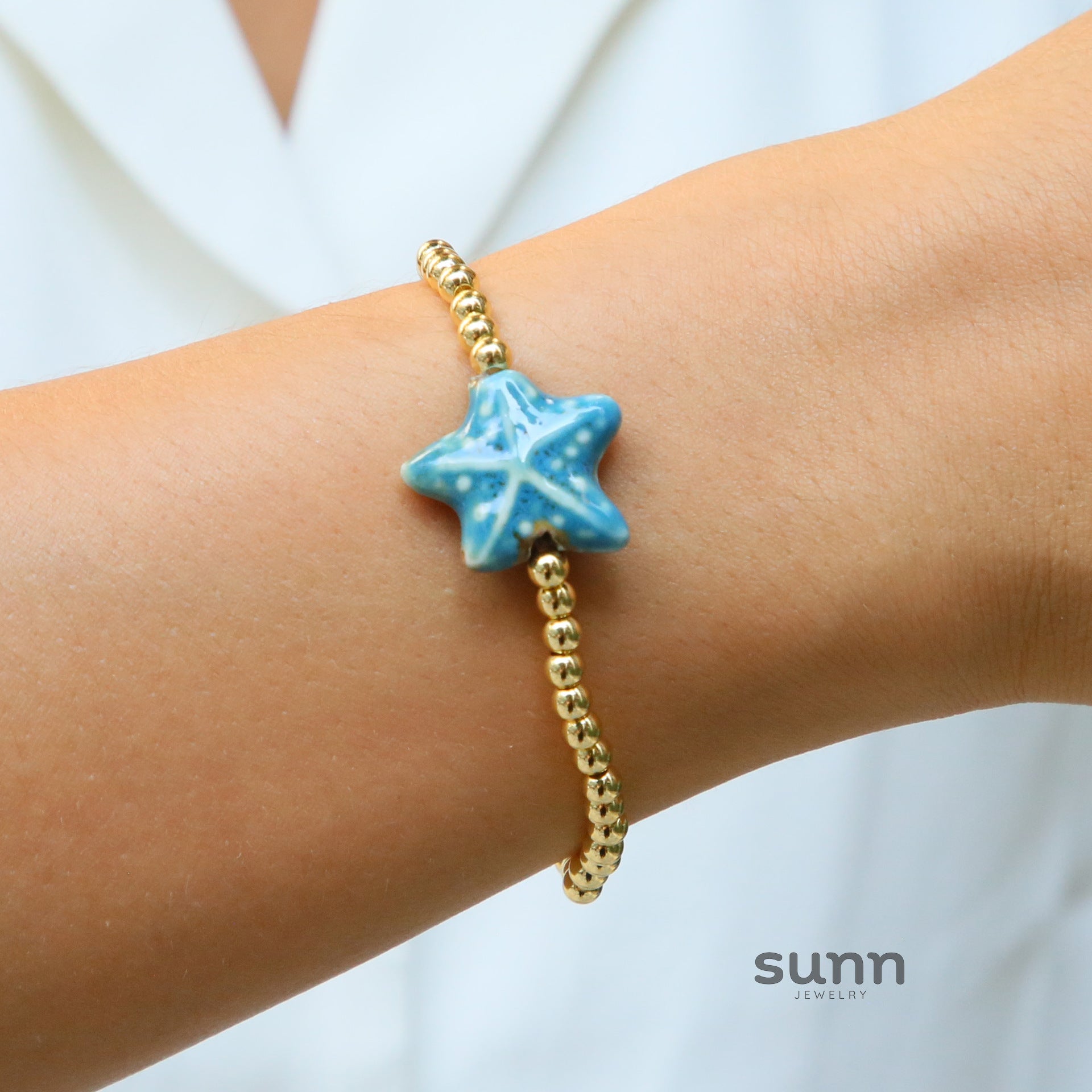 Shamiya Glazed Starfish Bracelet [6O5Z587O]