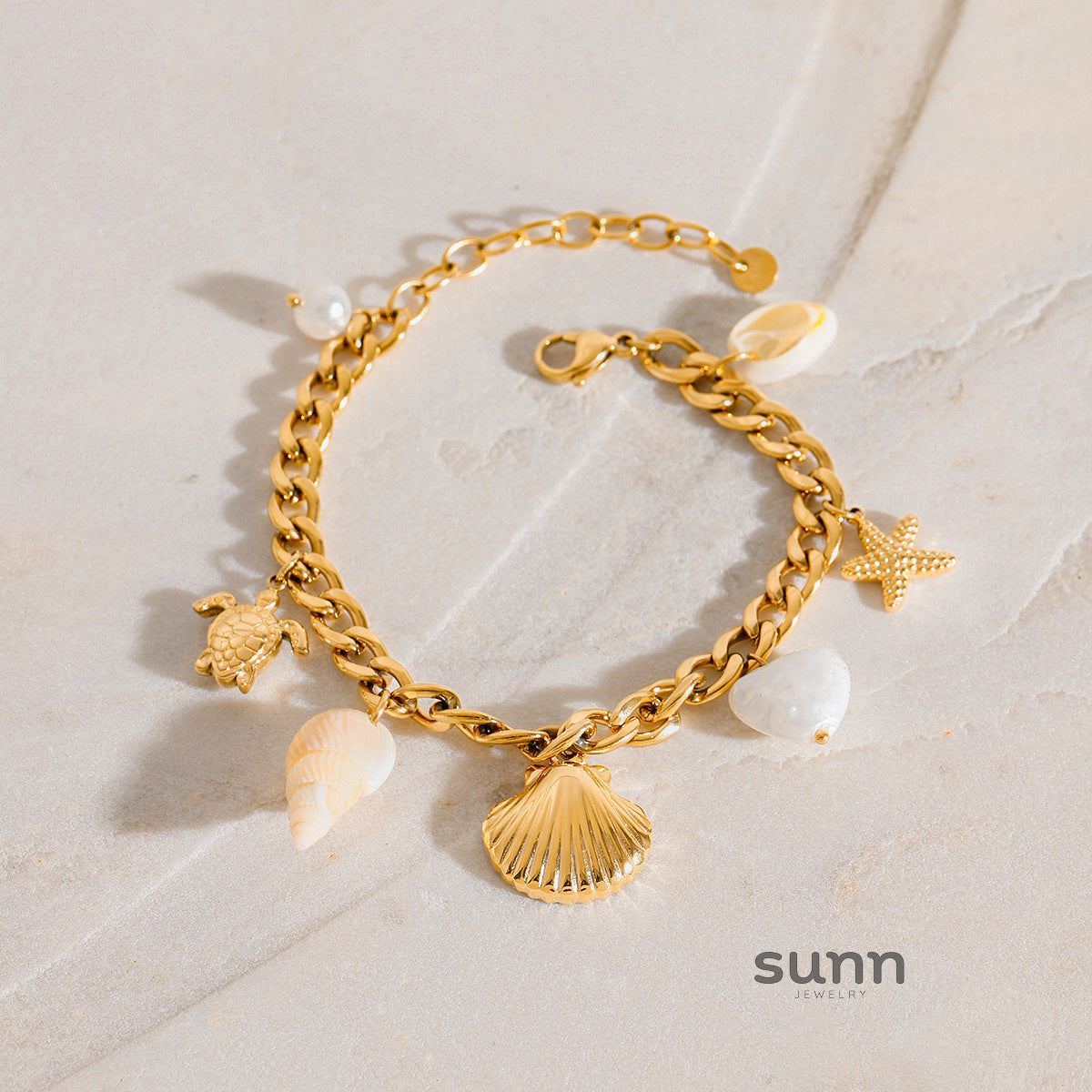 Shamiya Shell Inlay Bracelet [NFCQ9HT2]
