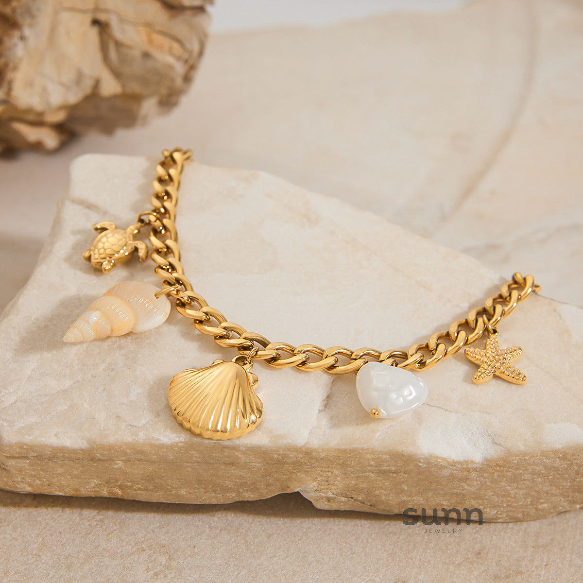 Shamiya Shell Inlay Bracelet [WEN3MV5R]