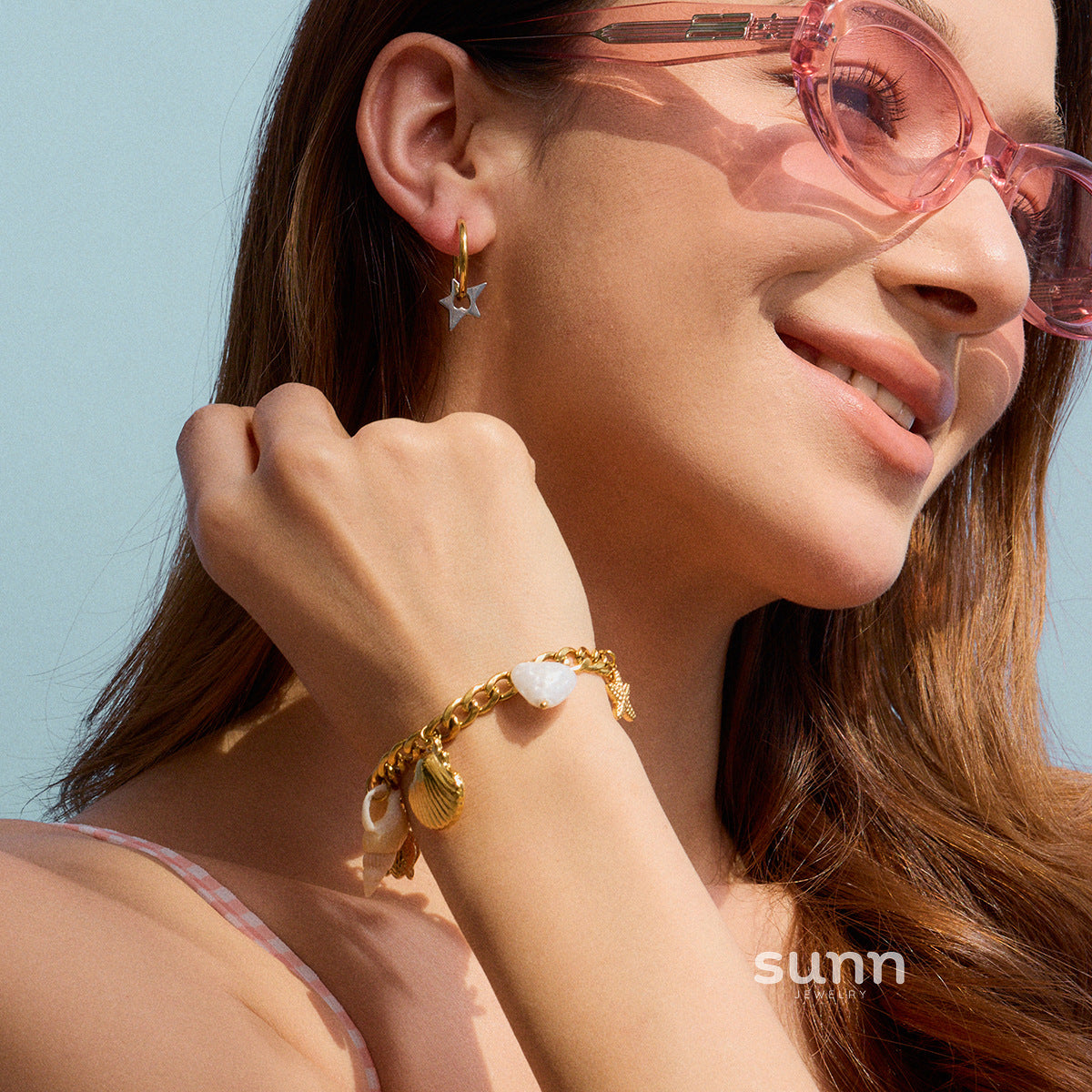 Shamiya Shell Inlay Bracelet [QNJH0MFK]