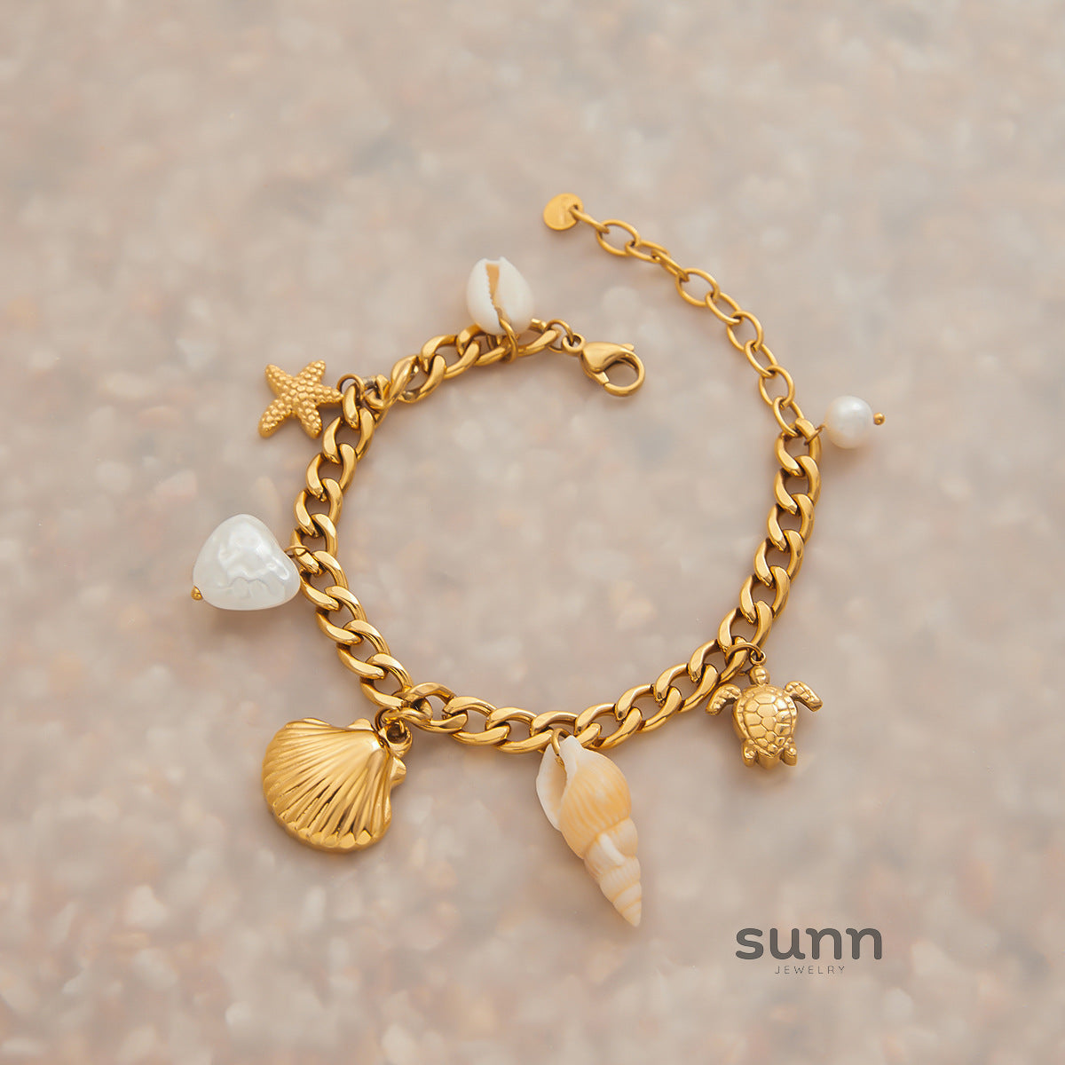 Shamiya Shell Inlay Bracelet [JXZUWBXE]