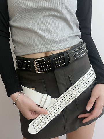 Shamiyah Punk Star Grommet Belt