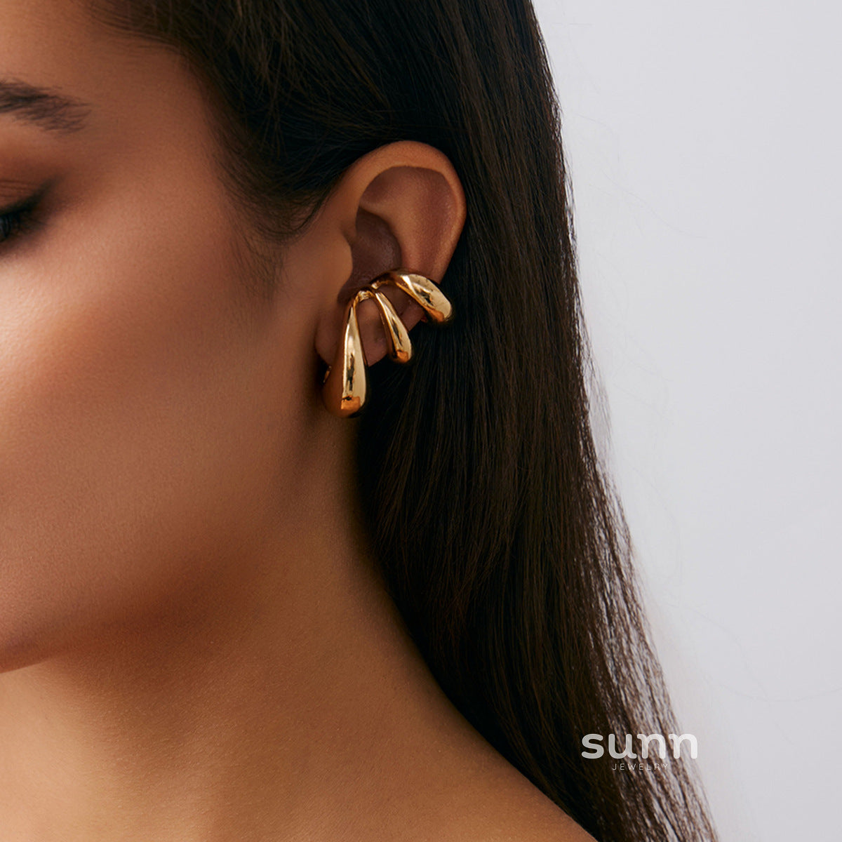 Shana Sculptural Ear Cuffs [X8V1UMZF]