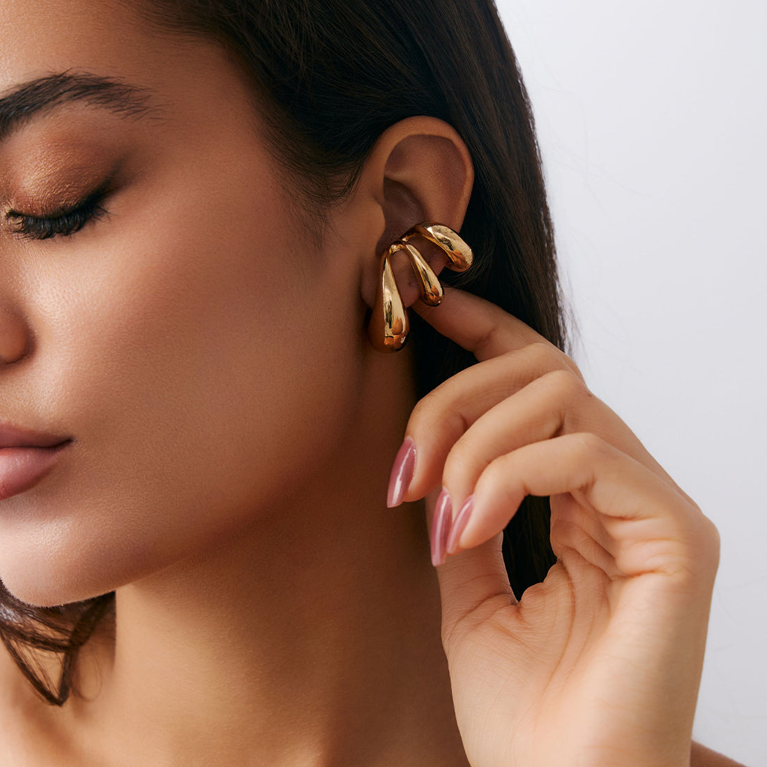 Shana Sculptural Ear Cuffs [UVF6JS25]