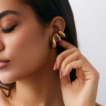 Shana Sculptural Ear Cuffs [UVF6JS25]