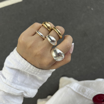 Shanell Minimalist Ring Set [MR35O73E]