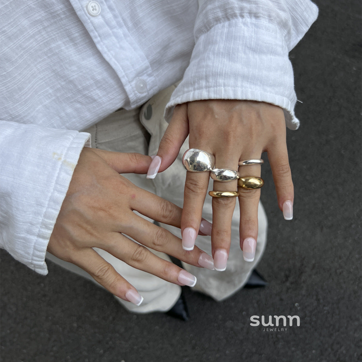 Shanell Minimalist Ring Set [FPLU3X6A]
