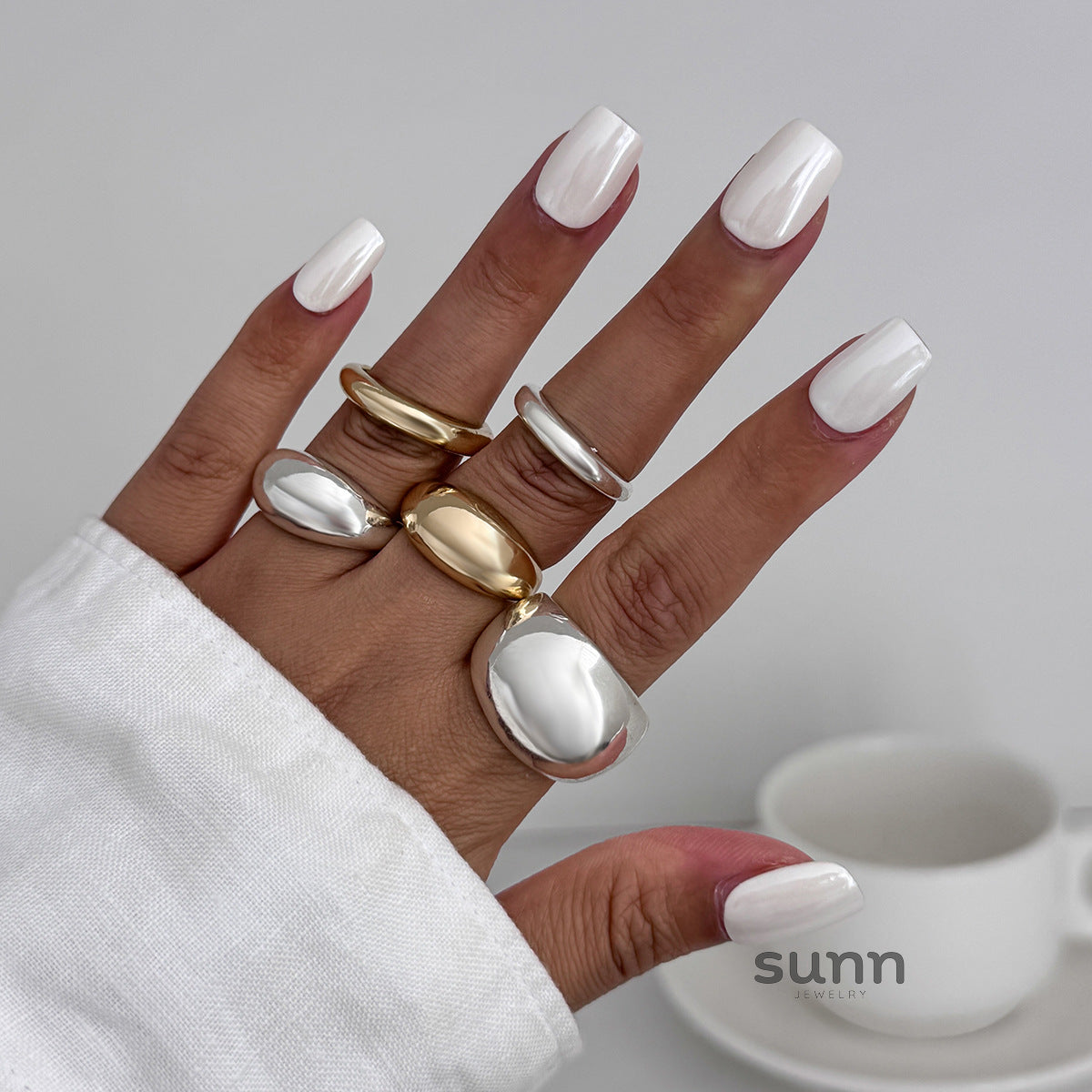 Shanell Minimalist Ring Set [W65KKQ51]