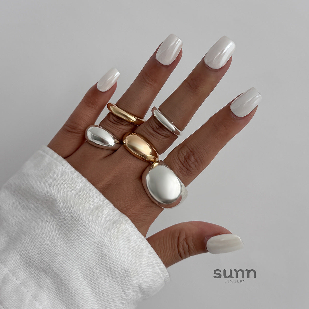 Shanell Minimalist Ring Set [SADVKWRN]