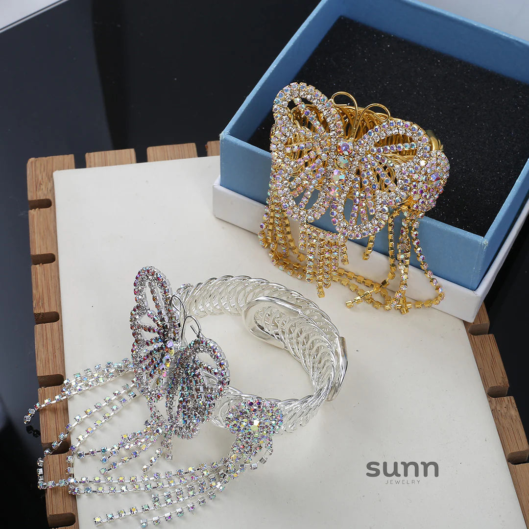 Shannon Shimmer Butterfly Armlet Anklet
