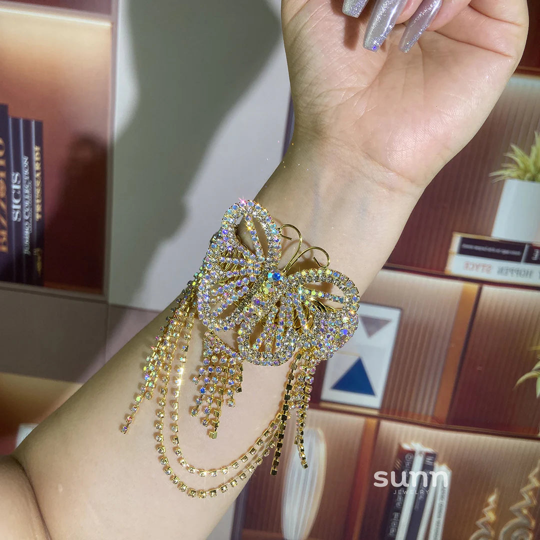 Shannon Shimmer Butterfly Armlet Anklet