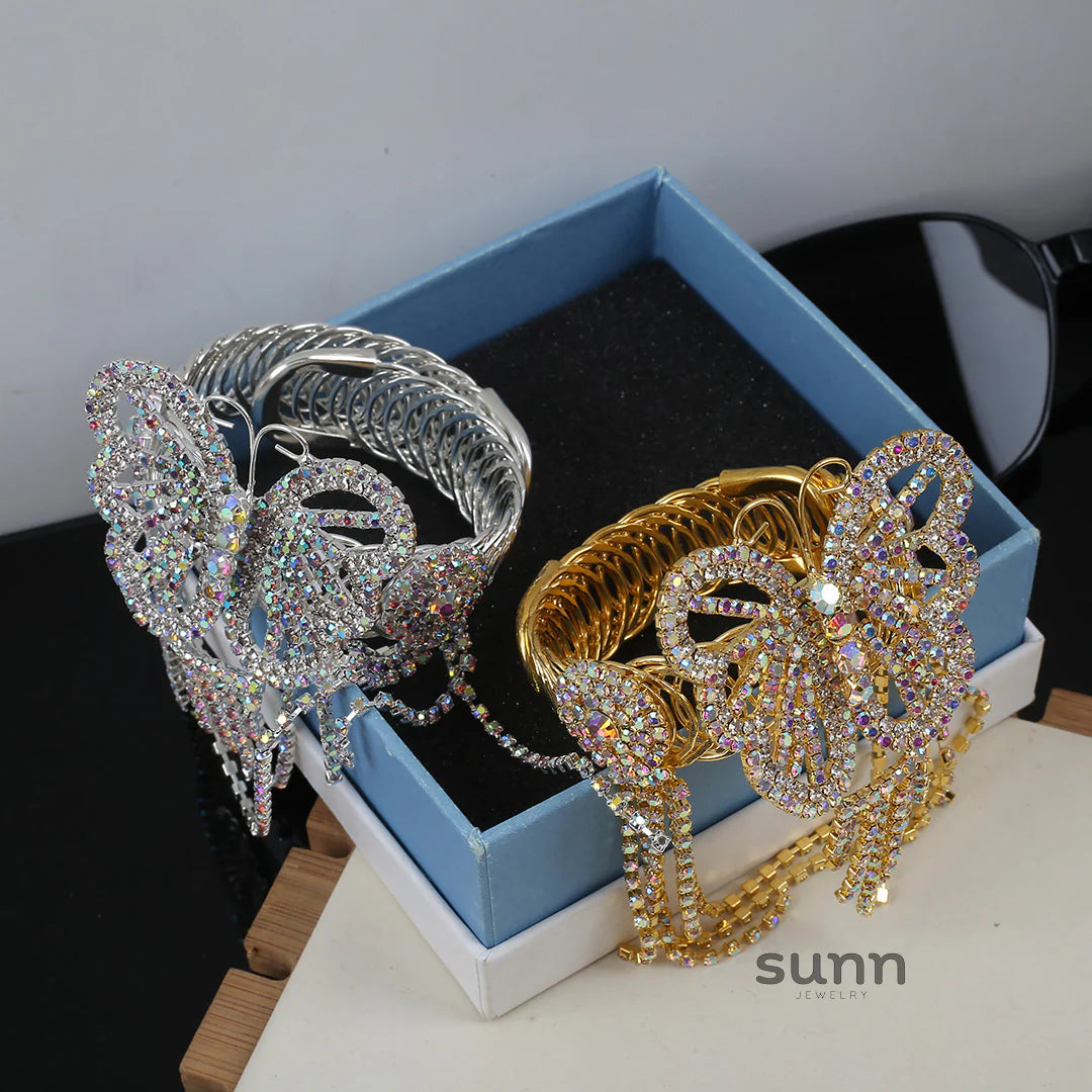Shannon Shimmer Butterfly Armlet Anklet