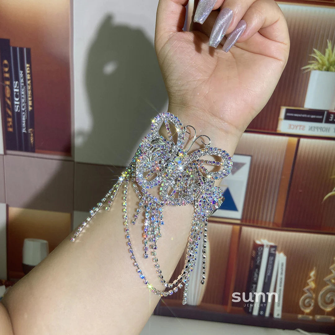 Shannon Shimmer Butterfly Armlet Anklet