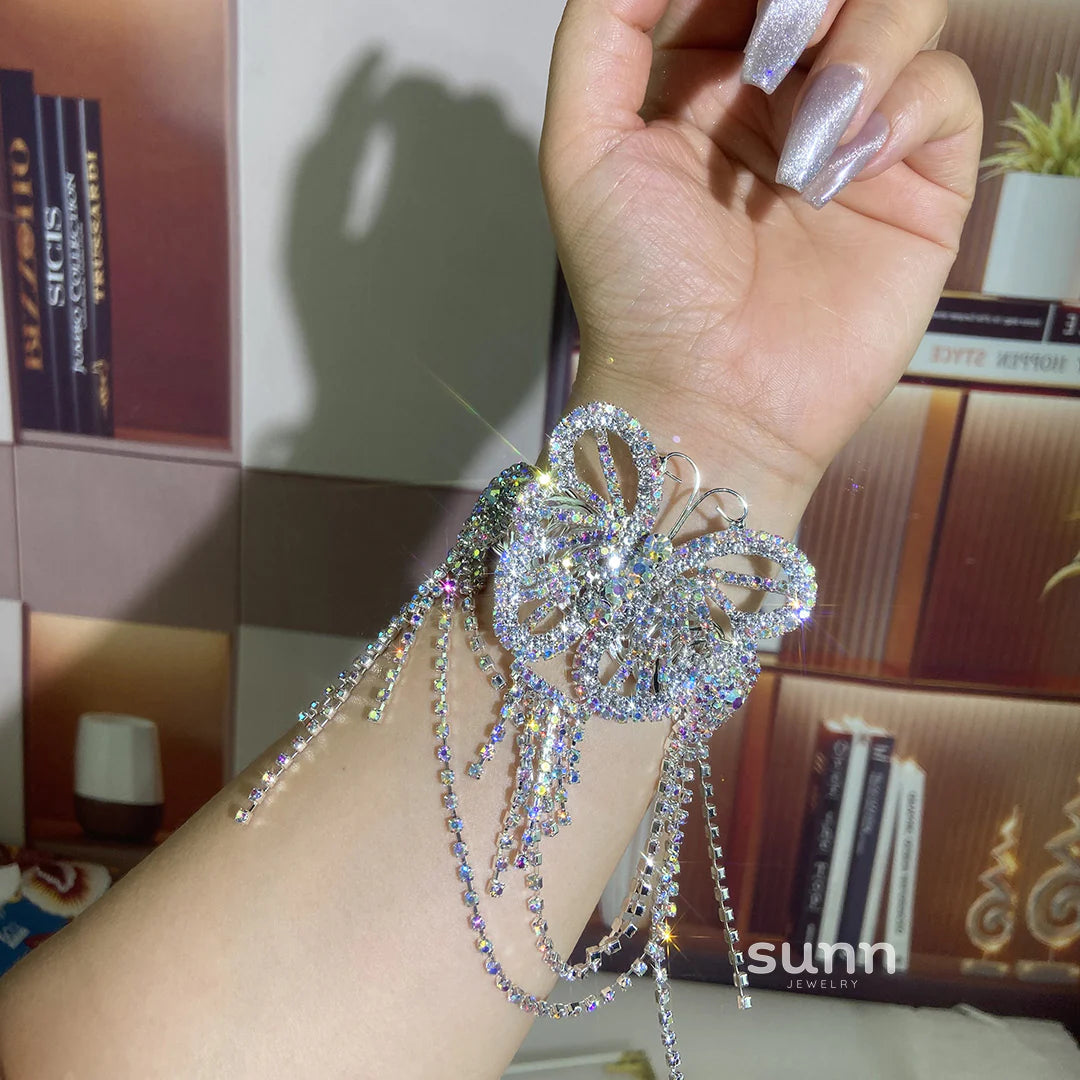 Shannon Shimmer Butterfly Armlet Anklet