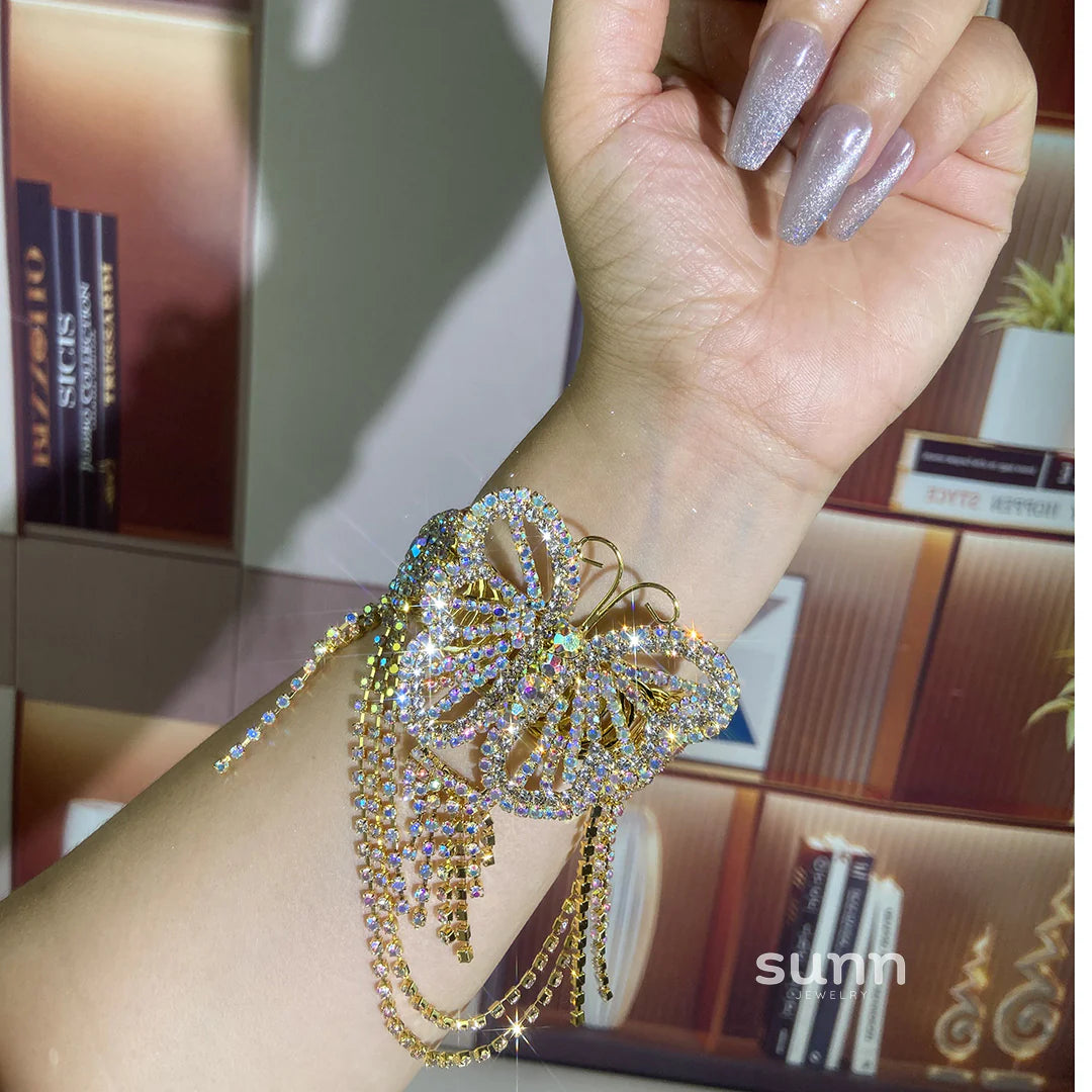 Shannon Shimmer Butterfly Armlet Anklet