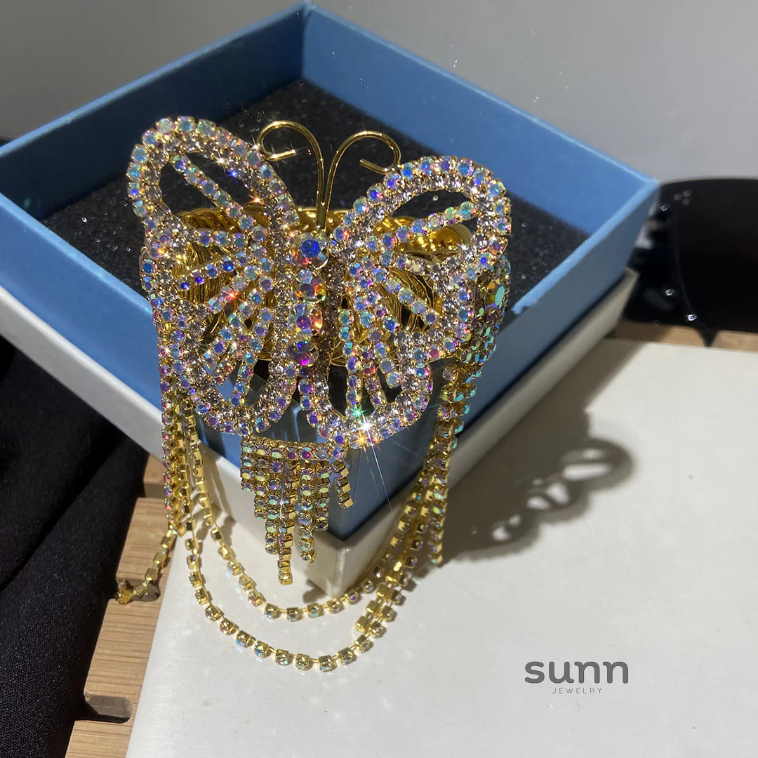 Shannon Shimmer Butterfly Armlet Anklet