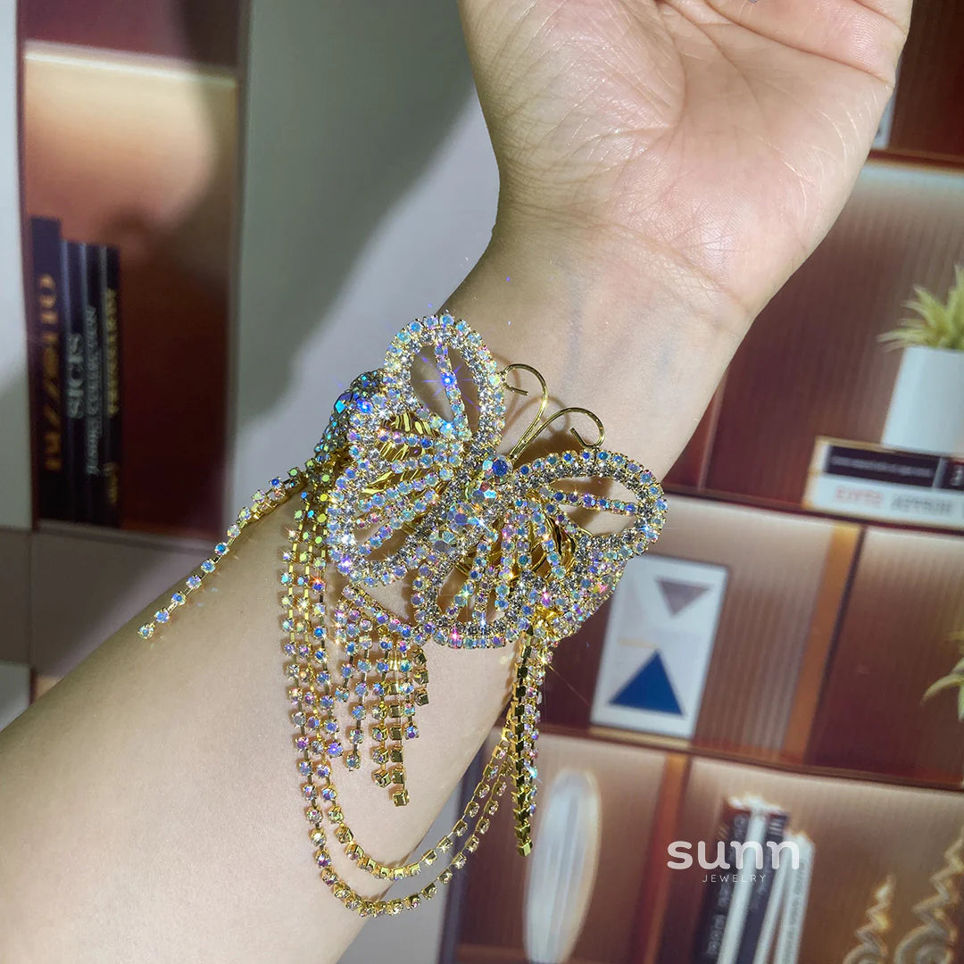 Shannon Shimmer Butterfly Armlet Anklet