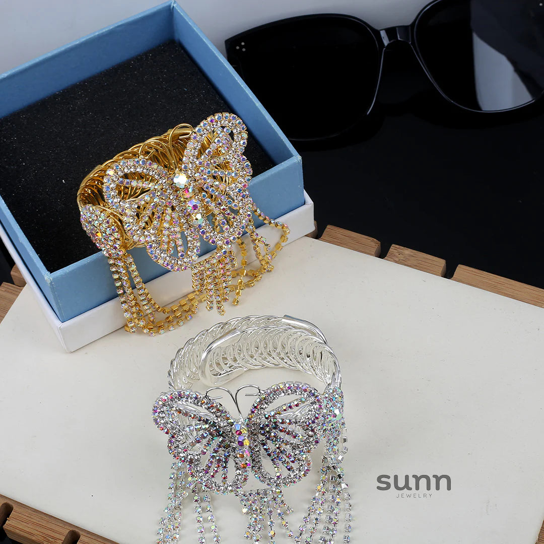 Shannon Shimmer Butterfly Armlet Anklet