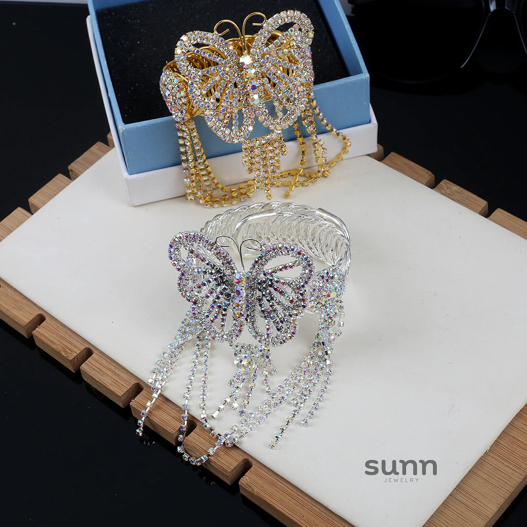 Shannon Shimmer Butterfly Armlet Anklet