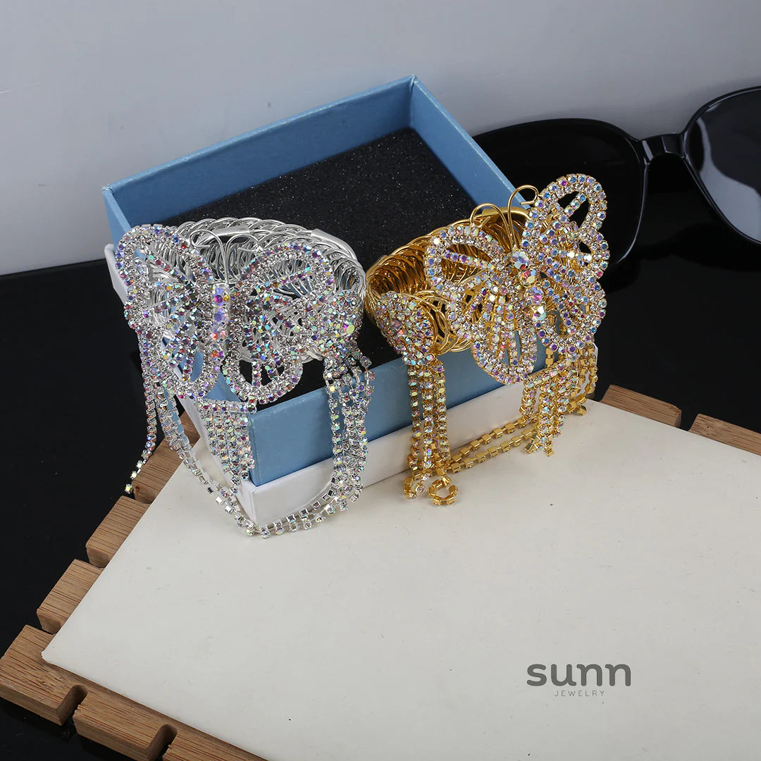 Shannon Shimmer Butterfly Armlet Anklet