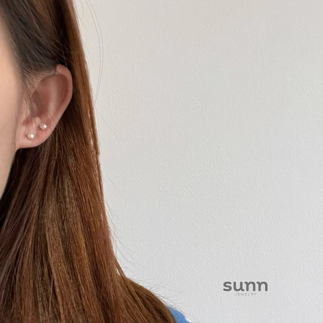 Shauna Delicate Pearl Studs