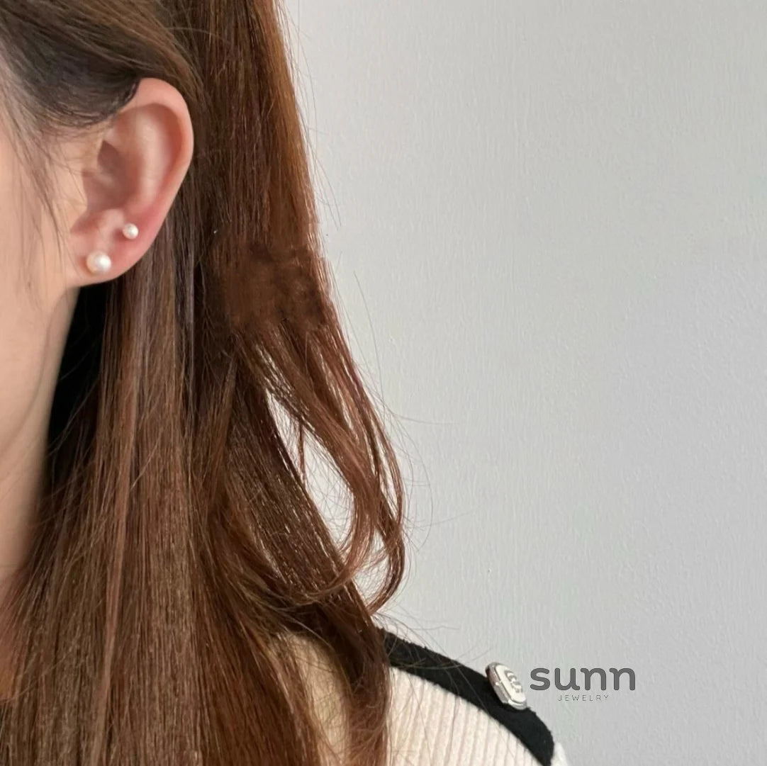 Shauna Delicate Pearl Studs
