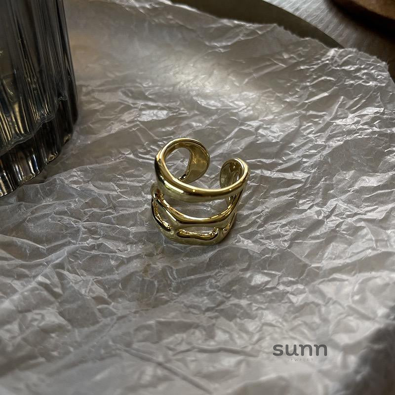 Shawna Asymmetric Stacked Ring [FB8U5J21]