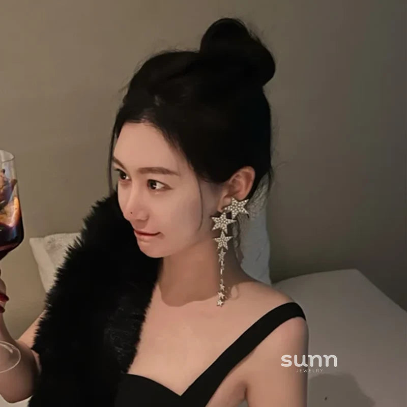 Shaylee Star Drop Earrings