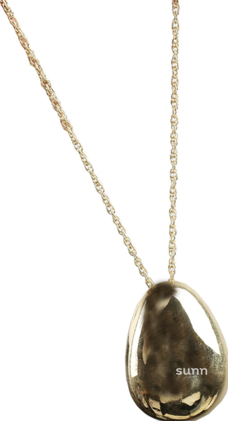 Shayne Fluid Teardrop Necklace