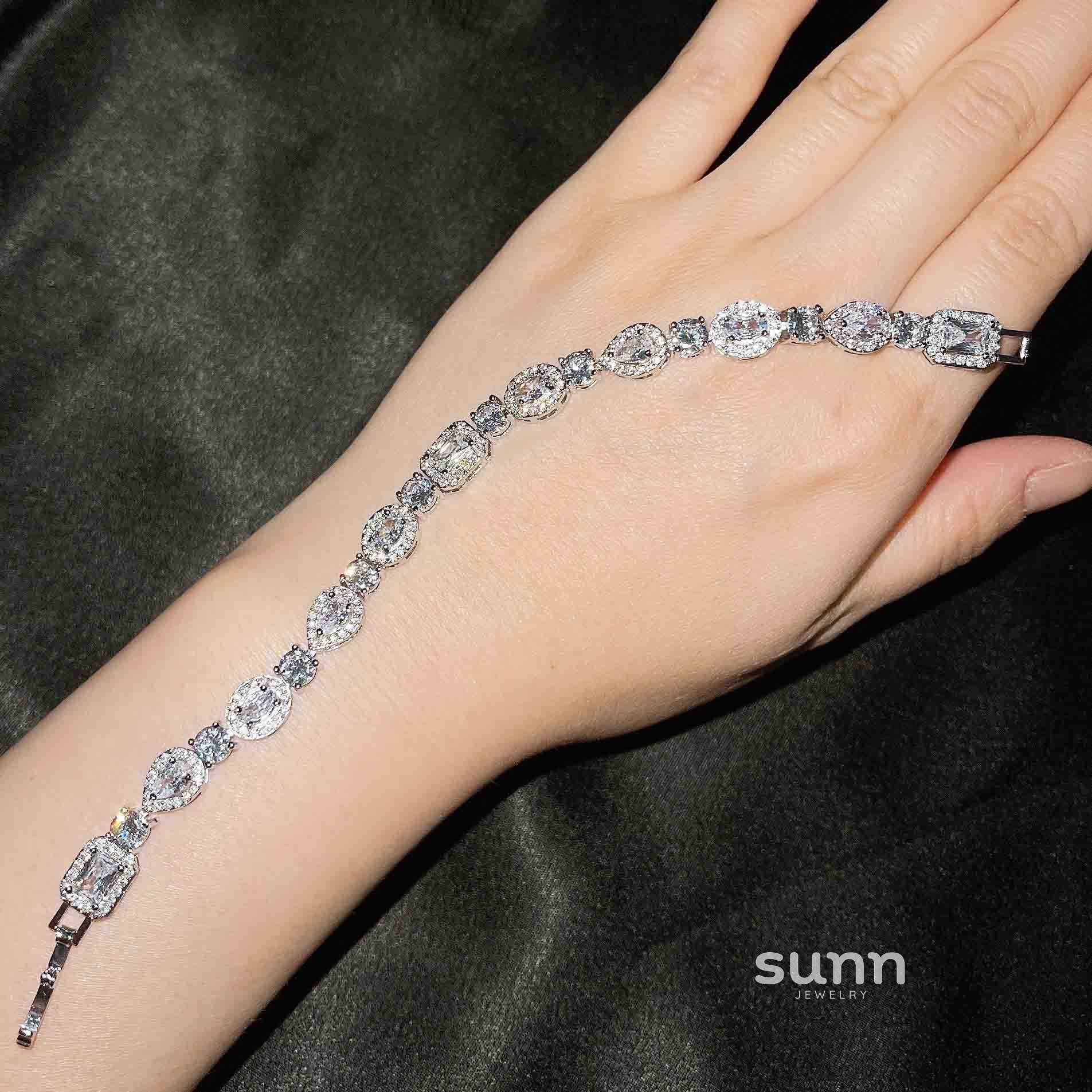 Sherlyn Geometric Crystal Bracelet [95PAKUNK]