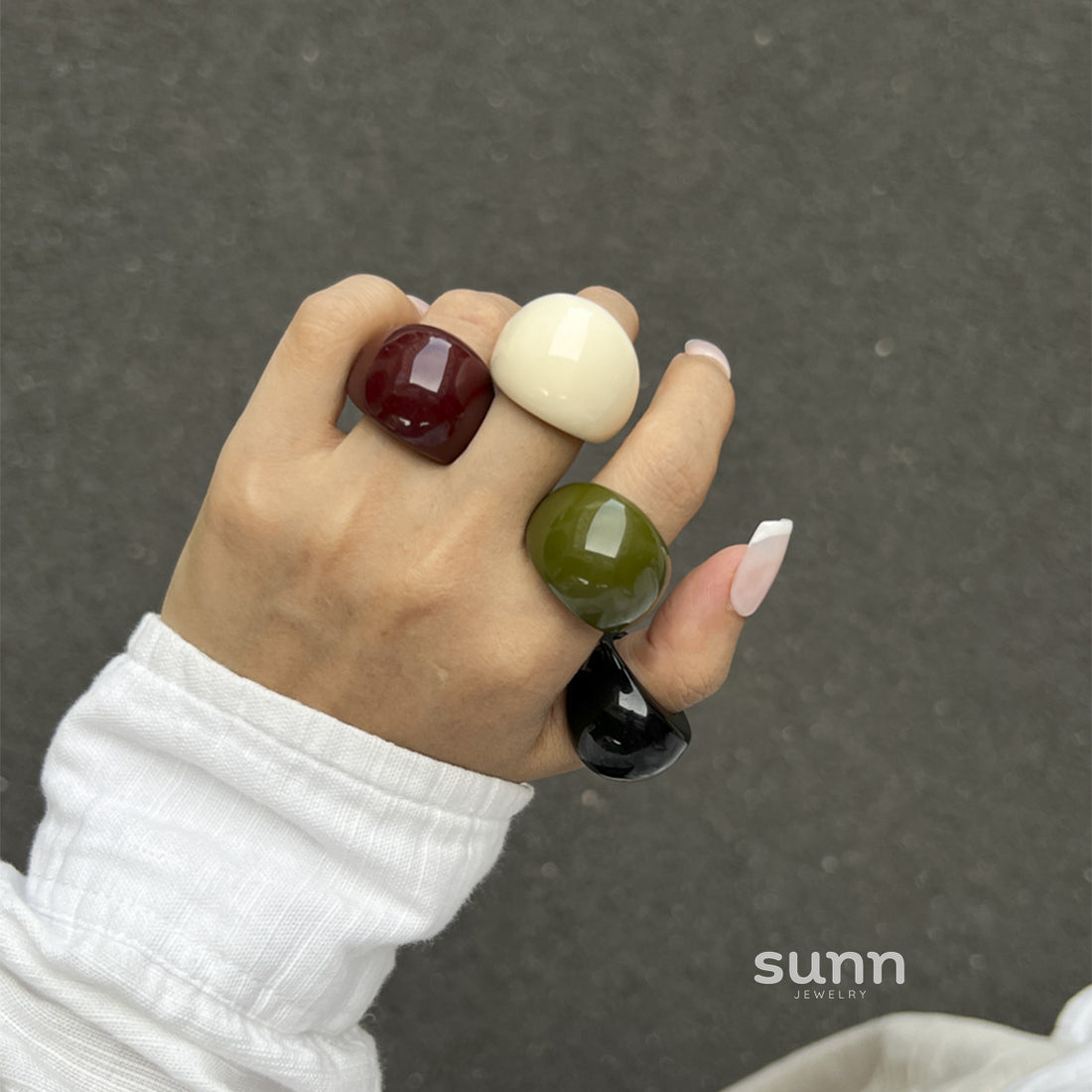 Shiloh Chunky Resin Ring [RK7RVVHM]