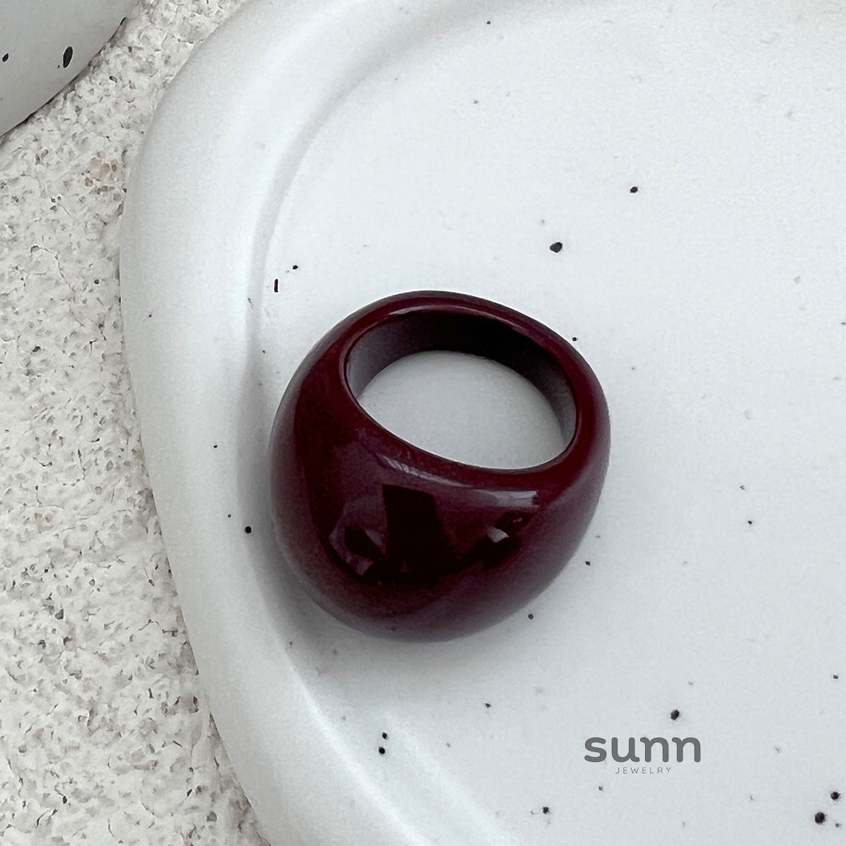 Shiloh Chunky Resin Ring [8O0W36ZD]