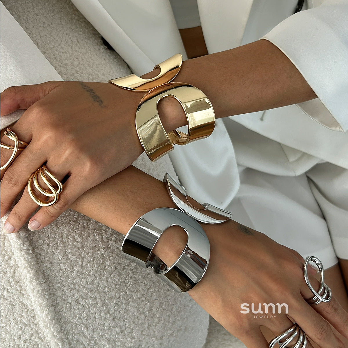 Shivani Double Ring Jewelry [VE6HFOF8]