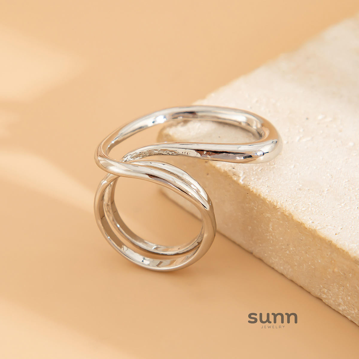 Shivani Double Ring Jewelry [CQCZ0KXQ]